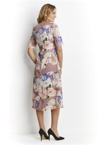 Happy Holly - Sukienka Adaline. Kolor: fioletowy. Materiał: materiał. Typ sukienki: kopertowe #2