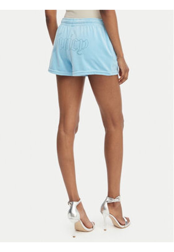 Juicy Couture Szorty sportowe Tamia JCWHS126305 Błękitny Regular Fit. Kolor: niebieski. Materiał: syntetyk