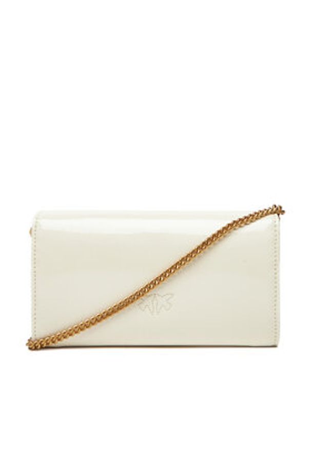 Pinko - PINKO Torebka Love One Wallet C PE25 PLTT 100062 A1UV Biały. Kolor: biały. Materiał: skórzane