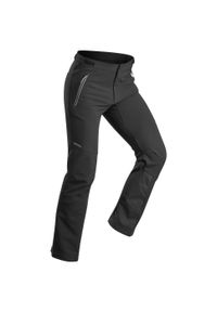 quechua - Spodnie turystyczne męskie Quechua SH900 Warm mountain. Kolor: czarny. Materiał: materiał, tkanina, elastan. Sezon: zima