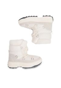 DeeZee Śniegowce LORI N10368 Écru. Materiał: materiał #6