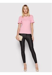 Vero Moda T-Shirt Natasha 10264993 Różowy Regular Fit. Kolor: różowy. Materiał: bawełna