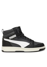 Puma Sneakersy Rebound V6 Mid Jr 393831 29 Czarny. Kolor: czarny. Materiał: skóra #1
