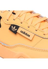 Adidas - adidas Sneakersy Her Court GY3581 Pomarańczowy. Kolor: pomarańczowy. Materiał: skóra #7