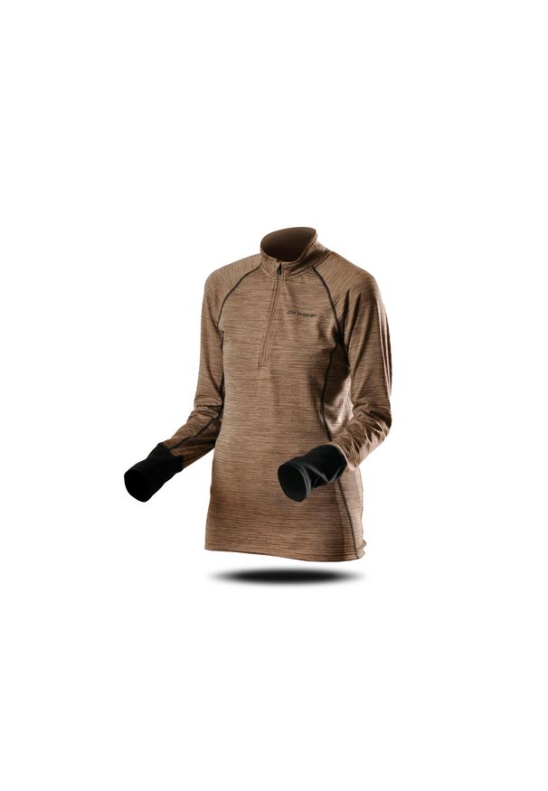 TRIMM - Bluza Trimm CLINIC LADY. Kolor: wielokolorowy, szary, zielony. Długość: krótkie. Sport: wspinaczka