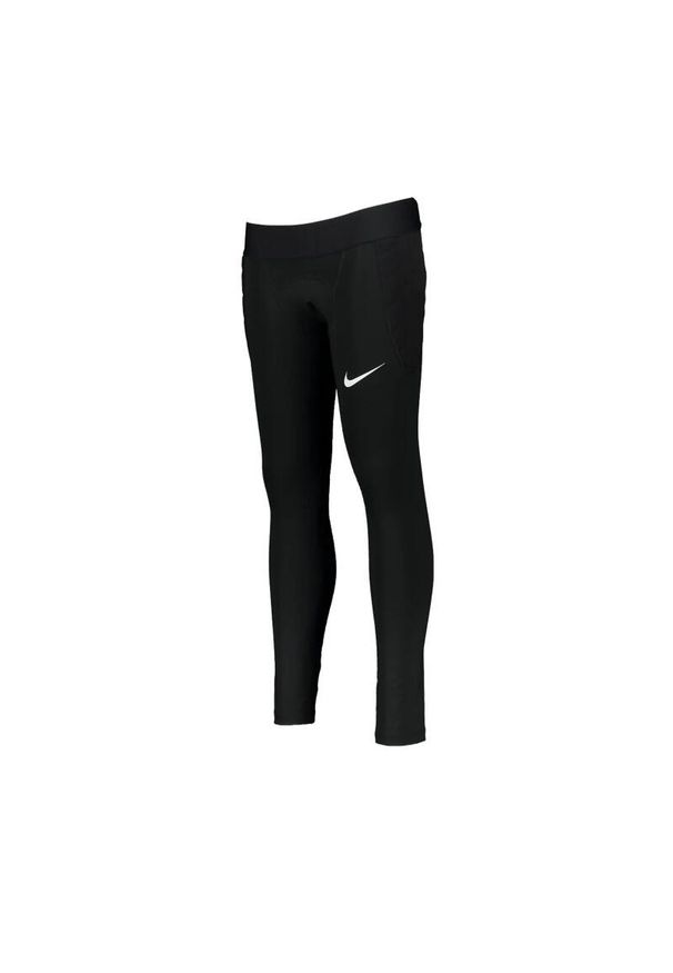 Spodnie bramkarskie dziecięce Nike Dri-Fit Gardien I GK Jr. Kolor: czarny, wielokolorowy, biały. Technologia: Dri-Fit (Nike). Sport: piłka nożna