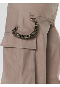 Remain Spodnie materiałowe Canvas RM2158 Beżowy Relaxed Fit. Kolor: beżowy. Materiał: bawełna, materiał #5