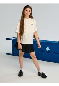 Sinsay - Spódnica z domieszką wiskozy w klasycznej czerni - czarny. Kolor: czarny. Materiał: wiskoza. Styl: klasyczny #1