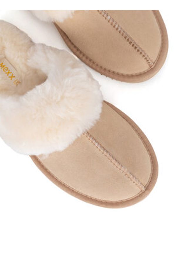 MEXX Kapcie MICH2003643W Écru. Materiał: zamsz, skóra