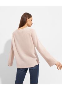HEMISPHERE - Beżowy sweter z kaszmiru. Kolor: beżowy. Materiał: kaszmir #4