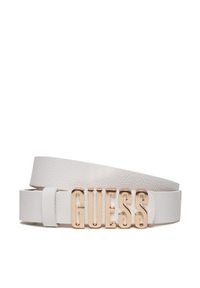 Guess Pasek Damski Vikky BW9114 P4225 Beżowy. Kolor: beżowy. Materiał: skóra