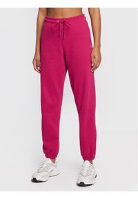 DKNY Sport Spodnie dresowe DP2P3114 Różowy Regular Fit. Kolor: różowy. Materiał: bawełna, dresówka, syntetyk #1