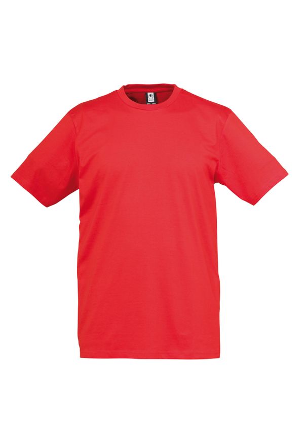 UHLSPORT - Koszulka Uhlsport Teamsport. Kolor: czerwony. Materiał: bawełna. Sport: fitness, piłka nożna