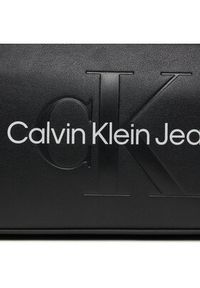 Calvin Klein Jeans Torebka Sculpted Shoulder Pouch25 Mono K60K610679 Czarny. Kolor: czarny. Materiał: skórzane #3