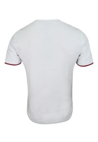 Pako Jeans - T-shirt Bawełniany, Biały z Nadrukiem, PARTY HARDER, Męski, Krótki Rękaw, U-neck -PAKO JEANS. Okazja: na co dzień. Kolor: biały. Materiał: bawełna. Długość rękawa: krótki rękaw. Długość: krótkie. Wzór: nadruk. Styl: casual #2