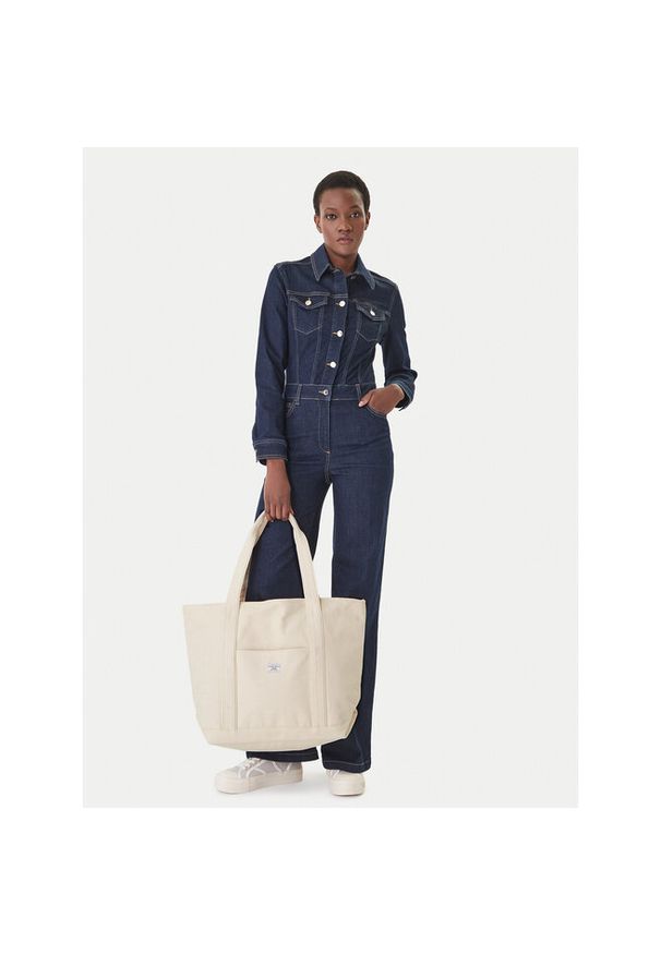 Torebka Guess Jeans. Kolor: beżowy