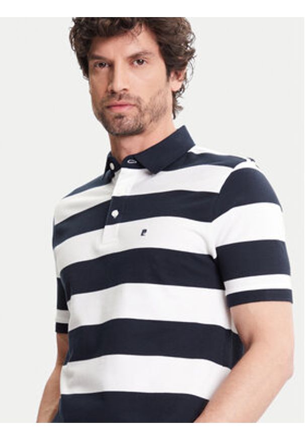 Pierre Cardin Polo C5 21394.2113 Czarny Regular Fit. Typ kołnierza: polo. Kolor: czarny. Materiał: bawełna