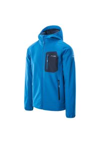 Kurtka zimowa męska Elbrus Sete softshell. Kolor: niebieski. Materiał: softshell. Sezon: zima