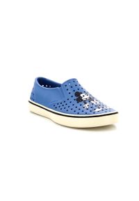 Native Shoes - Buty miejskie dziecięce NATIVE MILES PRINT JUNIOR DISNEY. Kolor: niebieski. Wzór: nadruk, motyw z bajki. Sport: turystyka piesza
