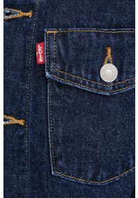Levi's® - Levi's - Kurtka jeansowa. Okazja: na spotkanie biznesowe, na co dzień. Kolor: niebieski. Materiał: jeans. Styl: biznesowy, casual #4