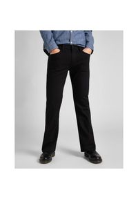 Lee - LEE TRENTON MĘSKIE SPODNIE JEANSOWE BLACK RINSE L709QQ47