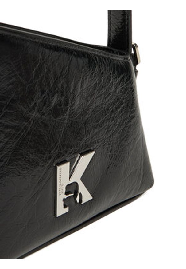 Karl Lagerfeld Jeans Torebka B1W30189 Czarny. Kolor: czarny. Materiał: skórzane