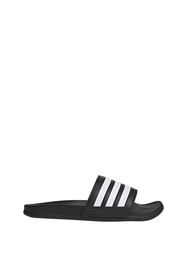 Adidas - adilette Comfort Slides. Kolor: wielokolorowy, biały, czarny. Styl: sportowy