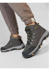 skechers - Skechers Trapery Daggett 204642CHAR Szary. Kolor: szary. Materiał: skóra #3