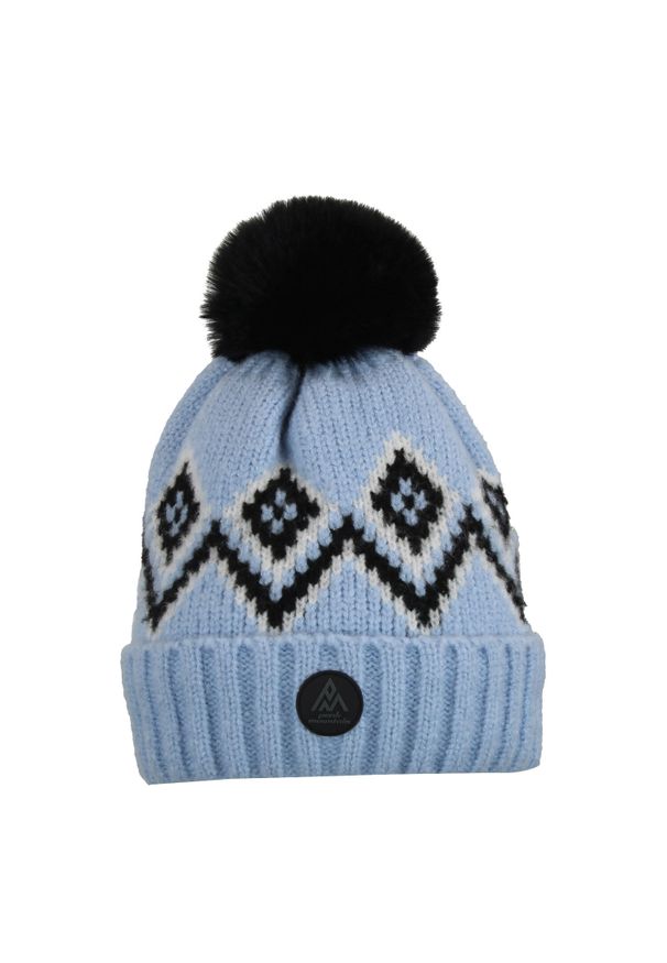 PEAK MOUNTAIN - Czapka Peak Mountain Monceau. Kolor: niebieski. Sezon: zima. Styl: sportowy