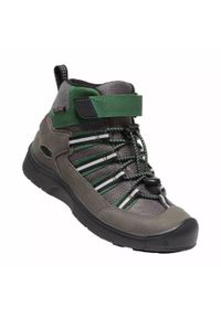 keen - Buty trekkingowe dla dzieci Keen Hikeport 2 Sport Mid WP. Okazja: na co dzień. Kolor: szary. Sport: turystyka piesza