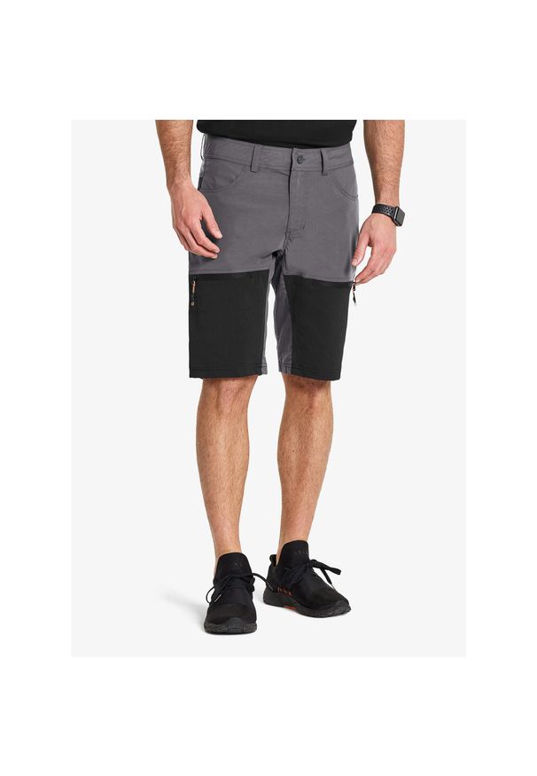 Spodenki męskie Didriksons Kallax Shorts. Kolor: szary. Sport: turystyka piesza