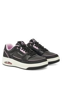 skechers - Skechers Sneakersy 177710/BKLP Czarny. Kolor: czarny. Materiał: skóra #4