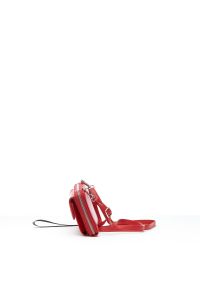 Big Star Accessories - Torebka damska Big Star, z klapą zamykaną na zatrzask i zamkiem błyskawicznym wokół, czerwona, GG674008. Kolor: czerwony. Wzór: aplikacja. Rozmiar: małe. Styl: elegancki, casual. Rodzaj torebki: do ręki #3