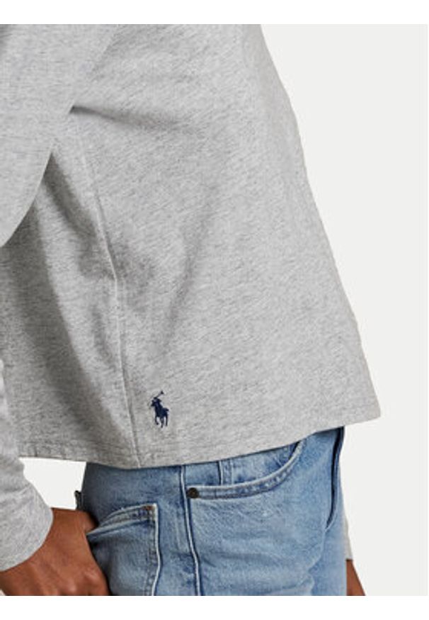 Polo Ralph Lauren Bluzka 211967103003 Szary Classic Fit. Typ kołnierza: polo. Kolor: szary. Materiał: bawełna