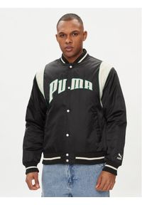 Puma Kurtka bomber Varsity 623691 Czarny Oversize. Kolor: czarny. Materiał: syntetyk #1