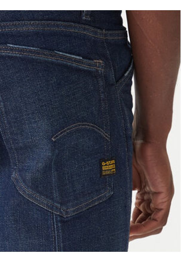 G-Star RAW - G-Star Raw Jeansy Kitoh 3D D27395-D441 Granatowy Slim Fit. Kolor: niebieski. Materiał: bawełna