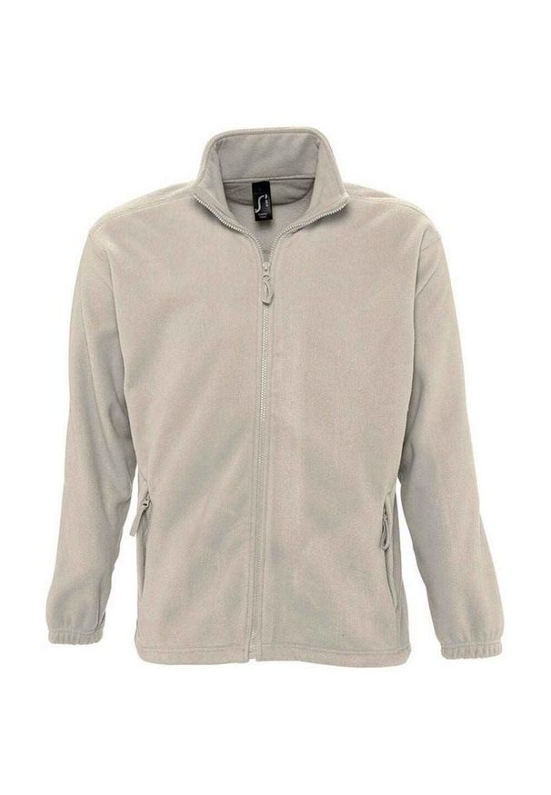 SOL'S - Bluza Polarowa Unisex Dla Dorosłych North. Kolor: beżowy. Materiał: polar. Sezon: zima
