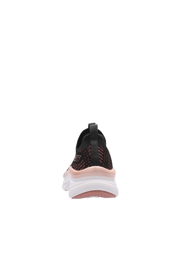 skechers - Buty do chodzenia damskie Skechers Dlux. Zapięcie: bez zapięcia. Kolor: czarny. Materiał: guma, materiał, tkanina, syntetyk. Szerokość cholewki: normalna. Sport: turystyka piesza