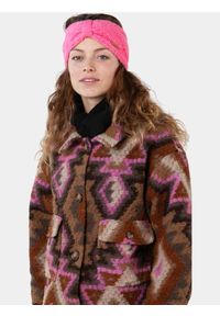 Opaska damska Barts Farrah. Kolor: różowy. Materiał: polar, tkanina, poliester. Styl: sportowy