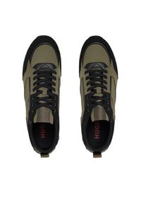Hugo - HUGO Sneakersy Icelin 50552643 Khaki. Kolor: brązowy. Materiał: materiał #6
