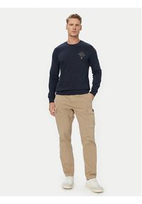 Aeronautica Militare Longsleeve 262TS2574UJ00703 Granatowy Regular Fit. Kolor: niebieski. Materiał: bawełna. Długość rękawa: długi rękaw #4