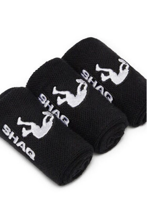 Shaq Zestaw 3 par niskich skarpet unisex AS_SHQ_H_001Z_SS25 (3-PACK) Czarny. Kolor: czarny. Materiał: materiał, bawełna