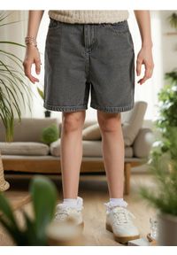 Sinsay - Szorty jeansowe - szary. Kolor: szary. Materiał: jeans