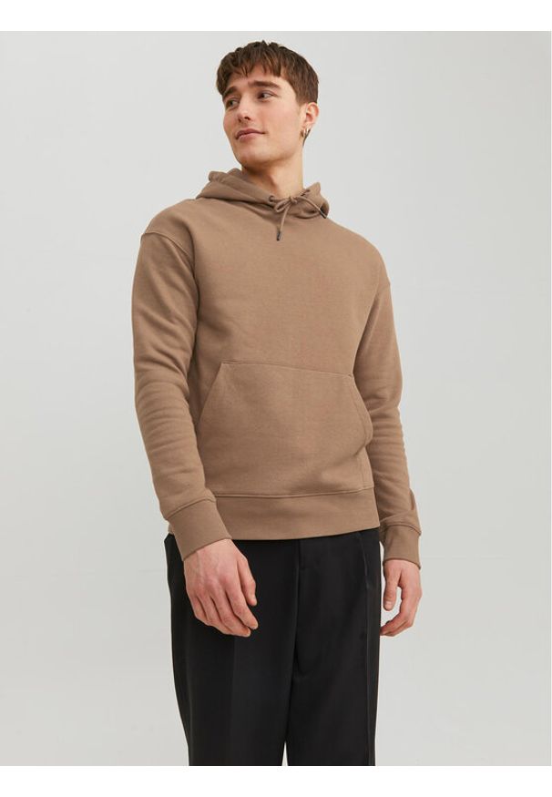 Jack & Jones Bluza 12208157 Beżowy Relaxed Fit. Kolor: beżowy. Materiał: syntetyk, bawełna
