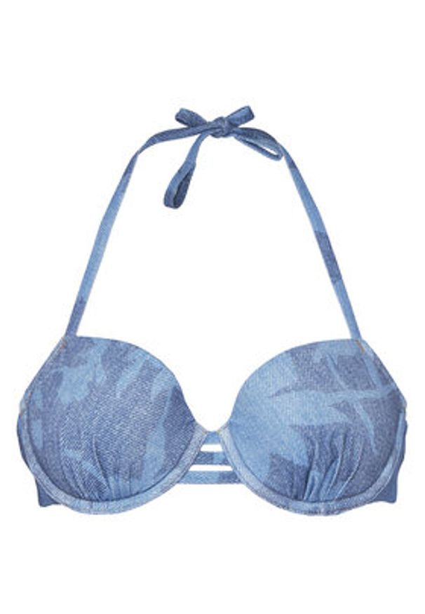 Chantelle Góra od bikini Easy Pop C22JN9 Niebieski. Kolor: niebieski. Materiał: syntetyk