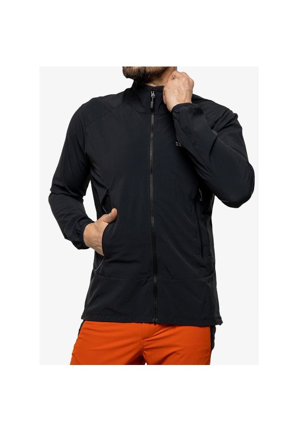 Softshell męski Rab Borealis Tour Jacket. Kolor: czarny. Materiał: softshell