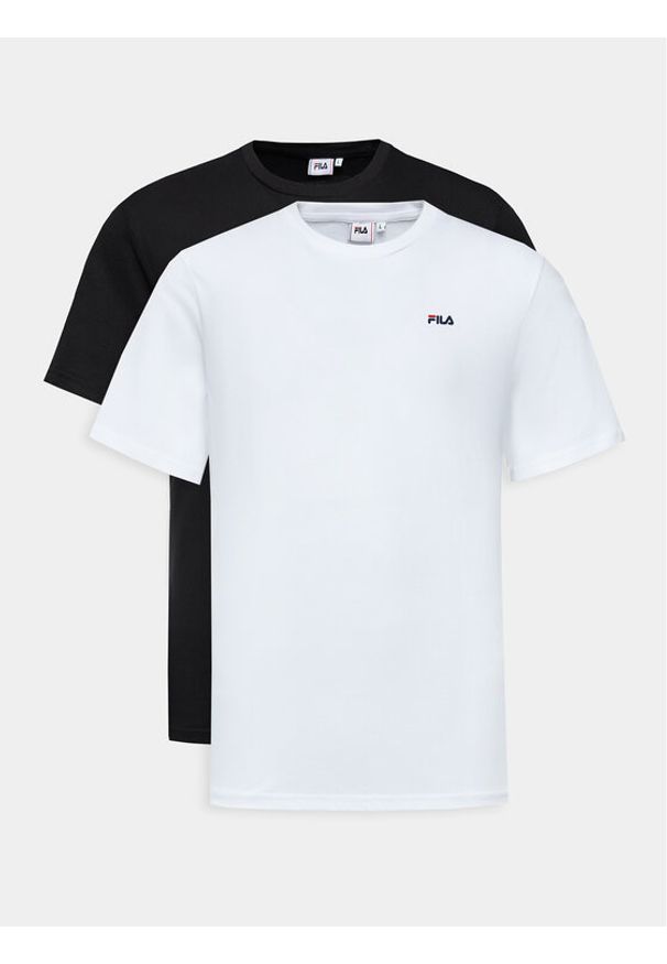 Fila Komplet 2 t-shirtów FAM0083 Kolorowy Regular Fit. Materiał: bawełna. Wzór: kolorowy