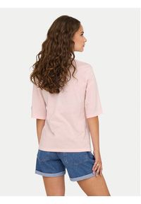 only - ONLY T-Shirt Phoebe 15351369 Różowy Regular Fit. Kolor: różowy. Materiał: bawełna #6