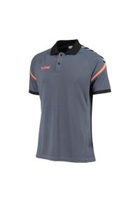 Hummel koszulka T-shirt męski hmlAuthentic Charge Functional Polo. Typ kołnierza: polo. Kolor: szary