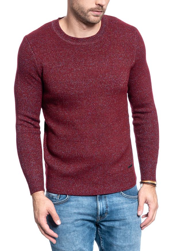 Mustang - MĘSKI SWETER MUSTANG Emil C Soft Knit 1009788 7145
